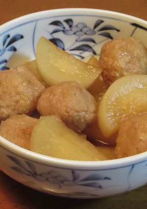 ゲタミンチと大根の炊いたん-レシピのメイン写真