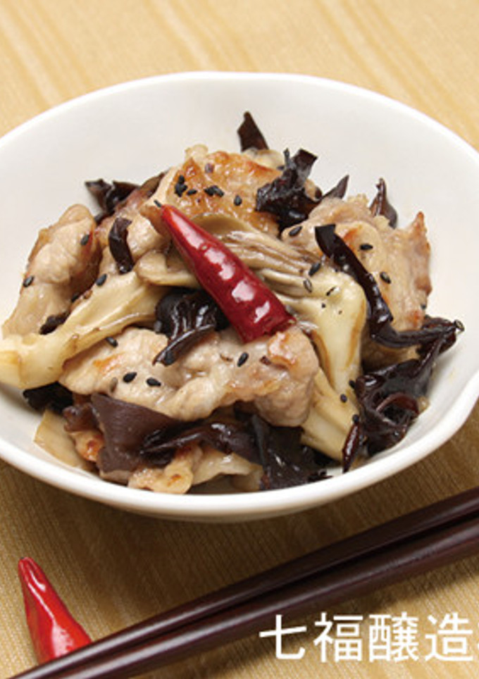 豚肉と黒きくらげの炒め煮-レシピのメイン写真