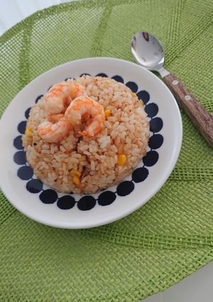 【簡単】えびピラフ風チャーハン-レシピのメイン写真