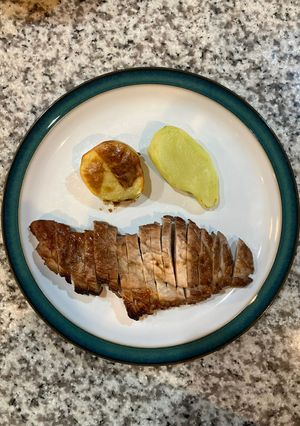 豚塊肉の赤ワイン漬け込み焼き-レシピのメイン写真