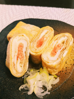 タラコとチーズの玉子焼き-レシピのメイン写真