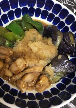 鶏肉と茄子のおろし煮-レシピのメイン写真