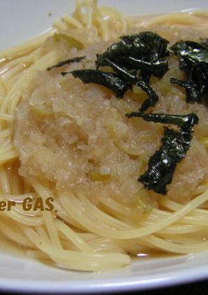つゆだくパスタ＜大根おろしとネギの香り＞-レシピのメイン写真