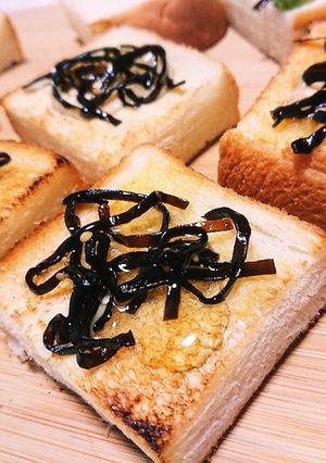 ハニーバター昆布トースト-レシピのメイン写真