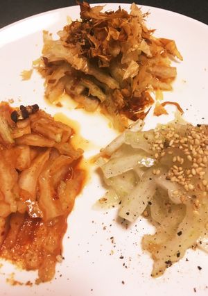 白菜の芯だけサラダ？和え物？-レシピのメイン写真