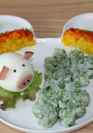 1歳お祝いプレート♪-レシピのメイン写真