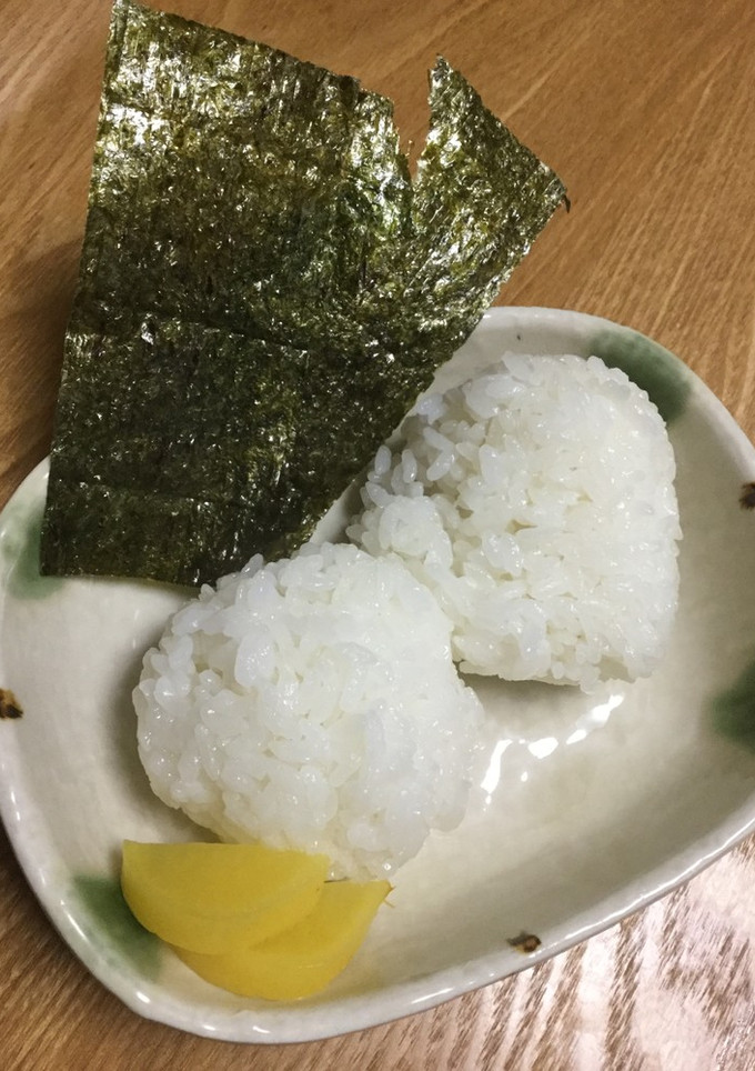 妄想周ちゃんおかず・コメとおしんこと海苔-レシピのメイン写真