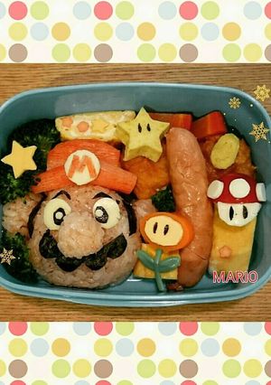 マリオのキャラ弁❤-レシピのメイン写真