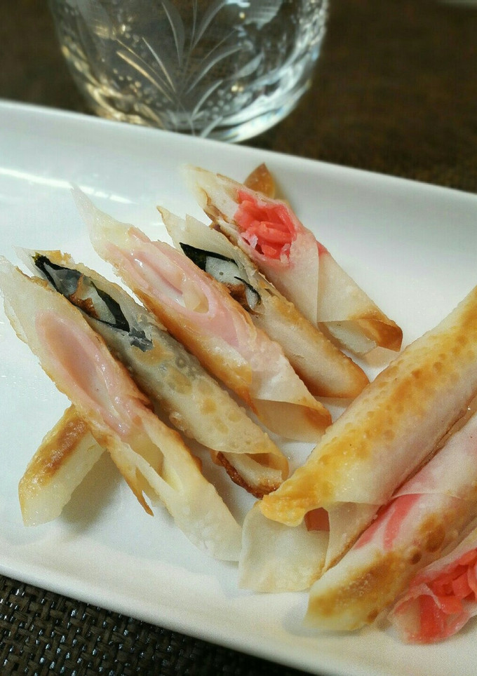 簡単♪ワンタンの皮deくるくる揚げ-レシピのメイン写真