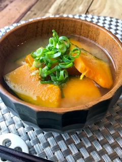 かぼちゃの味噌汁-レシピのメイン写真