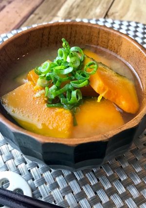 かぼちゃの味噌汁-レシピのメイン写真