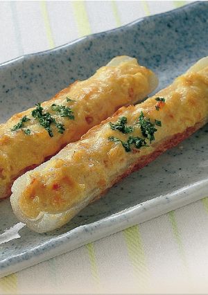 ちくわの味噌チーズ焼き-レシピのメイン写真
