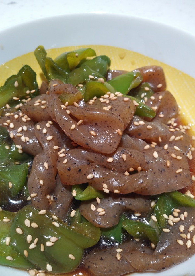 蒟蒻とピーマンの炒め煮-レシピのメイン写真