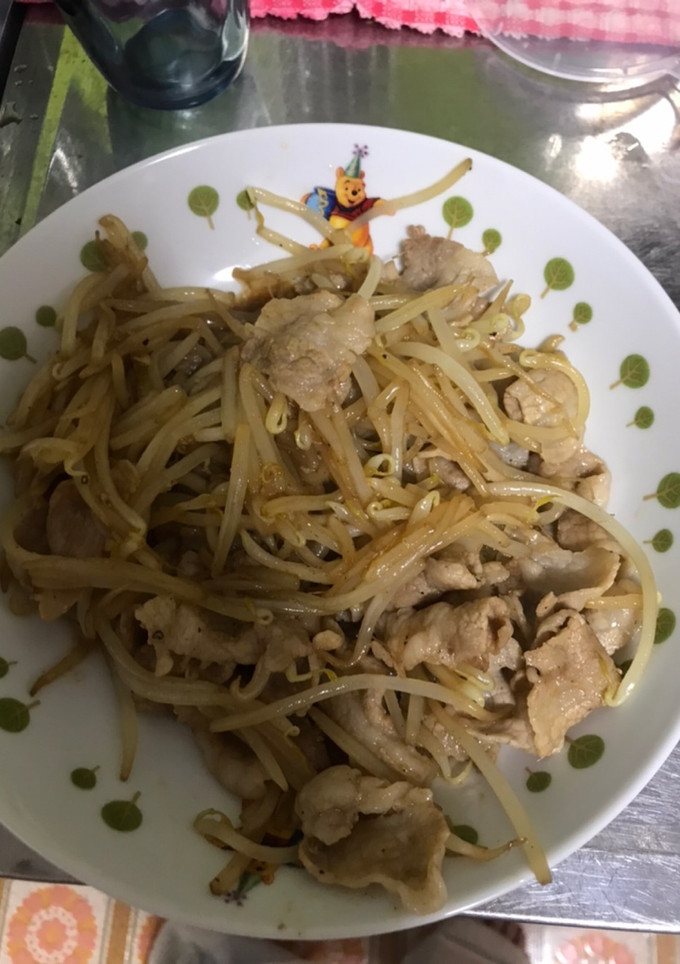 豚バラともやしのオイスター炒め-レシピのメイン写真