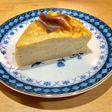 熟れた柿のヘルシーチーズケーキ風