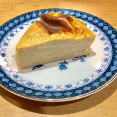 รูปของ 熟れた柿のヘルシーチーズケーキ風