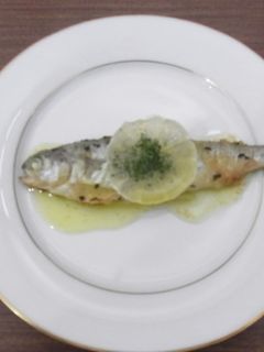 ヒメマスオニオンファルシのムニエル -レシピのメイン写真
