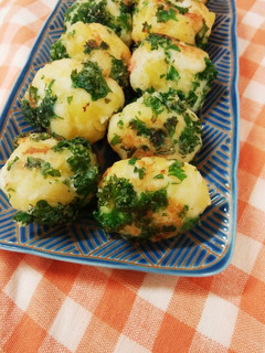 はんぺんにポテト明太子パセリ衣揚げ-レシピのメイン写真