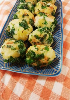 はんぺんにポテト明太子パセリ衣揚げ-レシピのメイン写真
