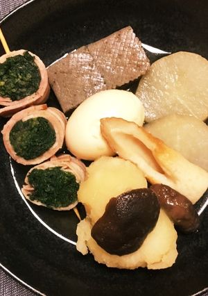 おでん種♪春菊のベーコン巻き♪-レシピのメイン写真