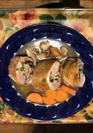 鶏肉のきのこ詰めロール-レシピのメイン写真