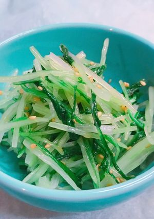 簡単！水菜のナムル-レシピのメイン写真