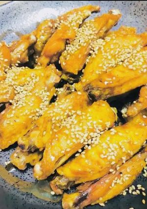 簡単カリカリ手羽中の唐揚げ・甘辛タレ-レシピのメイン写真