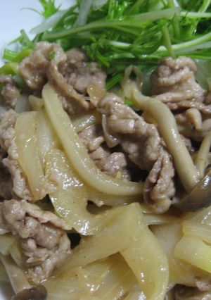 間違いない☆ごはんがすすむ豚しめじ-レシピのメイン写真
