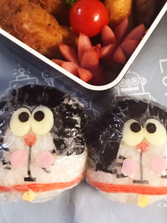 簡単ドラえもん似⁈おにぎり-レシピのメイン写真