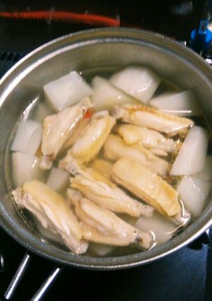 大根鶏中煮込み-レシピのメイン写真