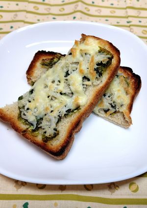 しらすと焼き海苔のチーズトースト-レシピのメイン写真
