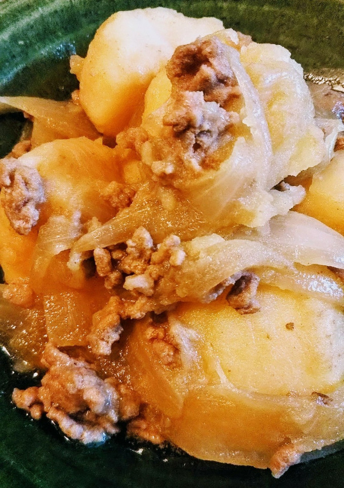 そぼろ肉じゃが-レシピのメイン写真