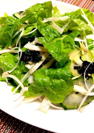 韓国料理屋さん風☆グリーンサラダ-レシピのメイン写真