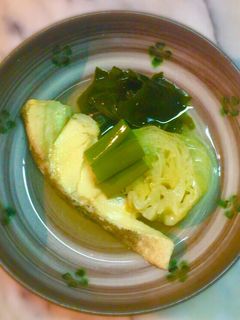 No2127 タラとワカメとカツオ出汁!-レシピのメイン写真