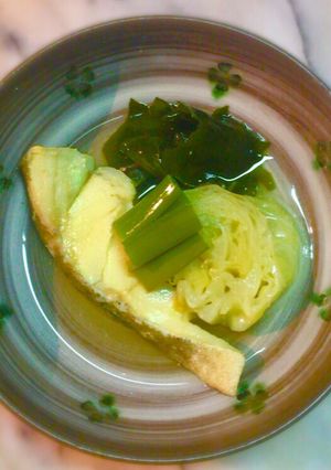 No2127 タラとワカメとカツオ出汁！-レシピのメイン写真