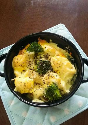 簡単ホワイトソースのマカロニグラタン-レシピのメイン写真