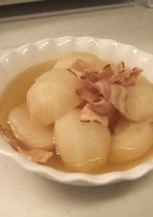 ほくほく♪かぶとベーコンの超簡単煮物-レシピのメイン写真