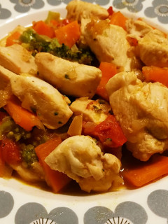彩野菜と鶏むね肉の塩だれ炒め-レシピのメイン写真