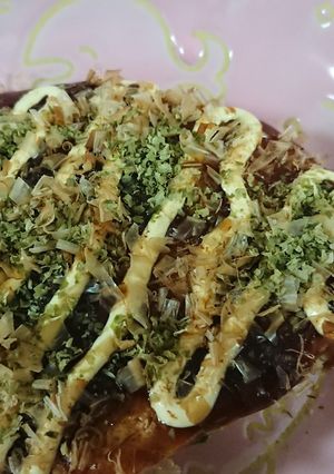 簡単！ズボラな☆ちくわのお好み焼き-レシピのメイン写真