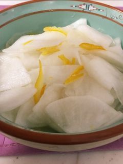 大根と柚子の甘酢-レシピのメイン写真