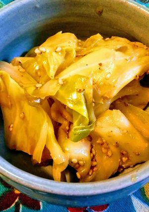 キャベツのごま酢だれ-レシピのメイン写真