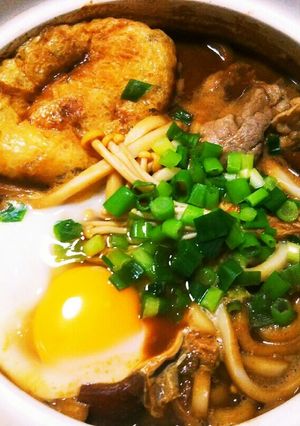ある物で初!味噌煮込みうどん-レシピのメイン写真