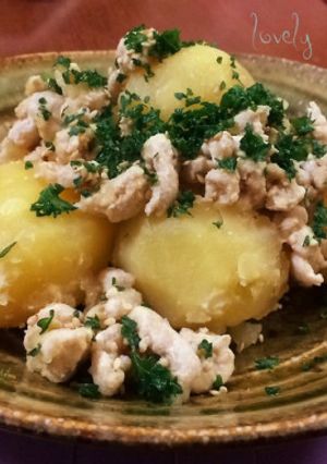 ホクホクじゃがいもの鶏そぼろ煮-レシピのメイン写真