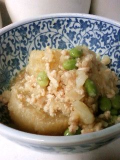ジャガイモでトロミ!大根のそぼろあん煮-レシピのメイン写真