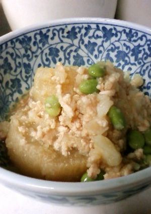 ジャガイモでトロミ！大根のそぼろあん煮-レシピのメイン写真