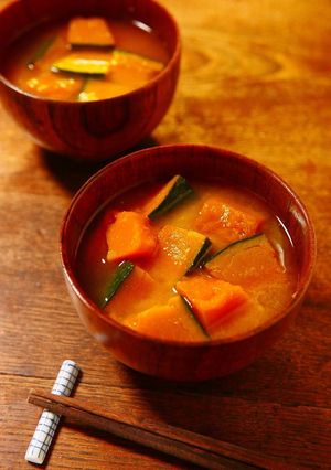 手軽に贅沢本格だしdeかぼちゃのお味噌汁-レシピのメイン写真