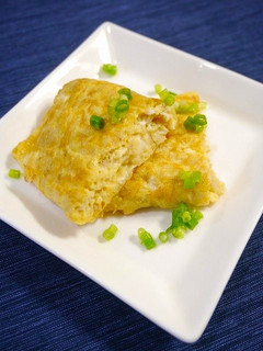 簡単!エノキの軸の卵焼き-レシピのメイン写真