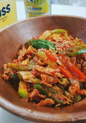 辛旨！韓国式 中華ビビンバ-レシピのメイン写真