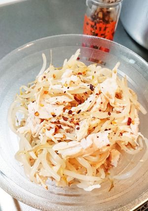 節約簡単★むね肉ともやしのピリ辛ナムル-レシピのメイン写真