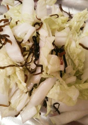 白菜の塩昆布和え-レシピのメイン写真